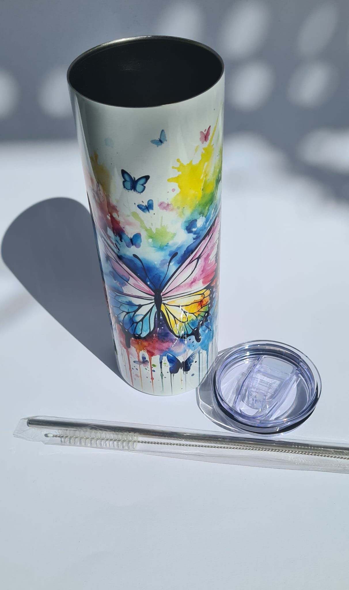 Schmetterling Thermobecher – 600 ml Genuss to go