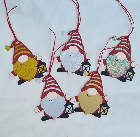 Wichtel-Ornamente – 5-teiliges Set für Baum und  Geschenke
