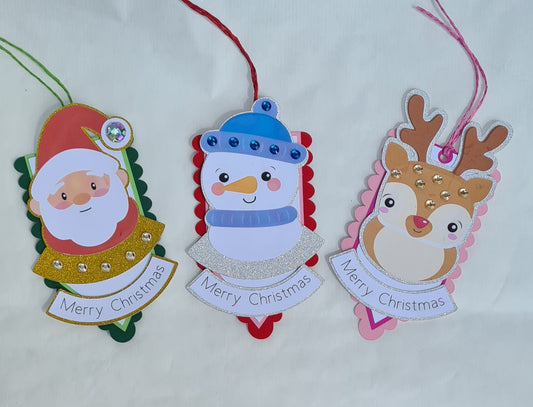 Weihnachtsanhänger – 3-teiliges Set