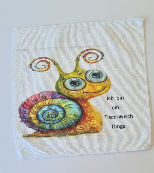 Mikrofaser-Tuch "Schnecke" – 30 x 30 cm