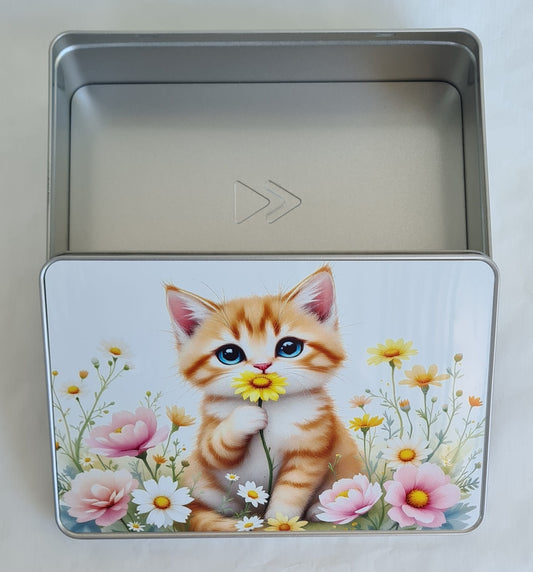 Katzendose- Aufbewahrung oder zum Verschenken