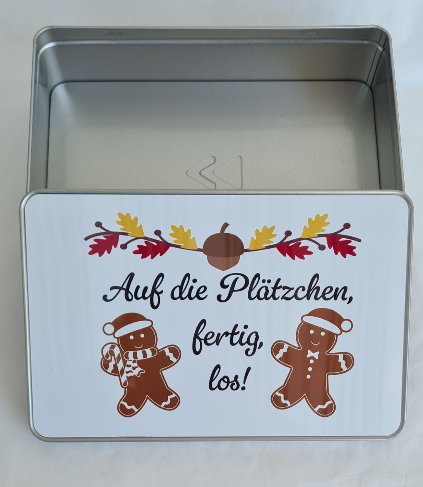 Keksdose „Auf die Plätzchen, fertig, los!
