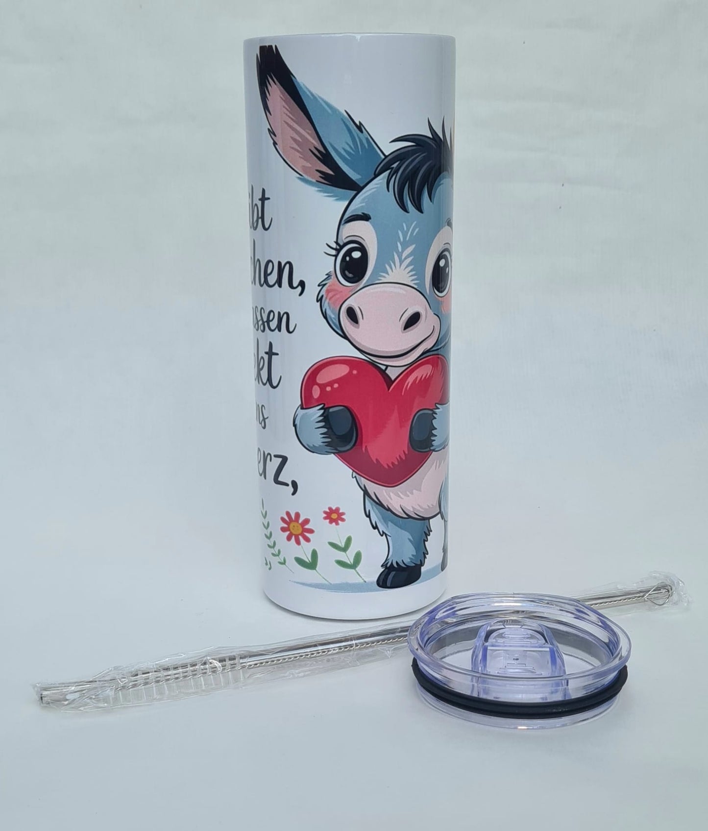 Herz Eseln Termobecher  – 600 ml Genuss to go