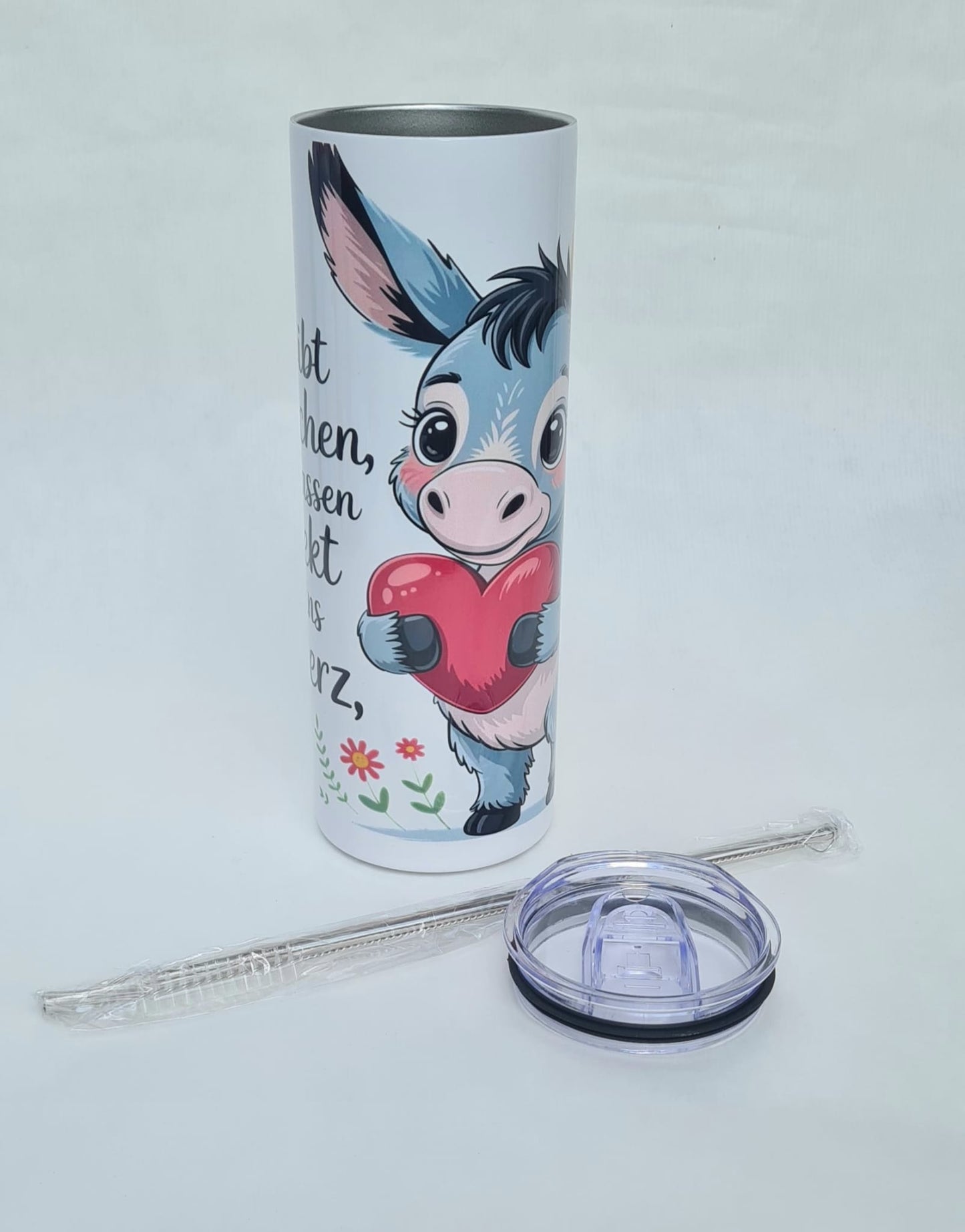 Herz Eseln Termobecher  – 600 ml Genuss to go