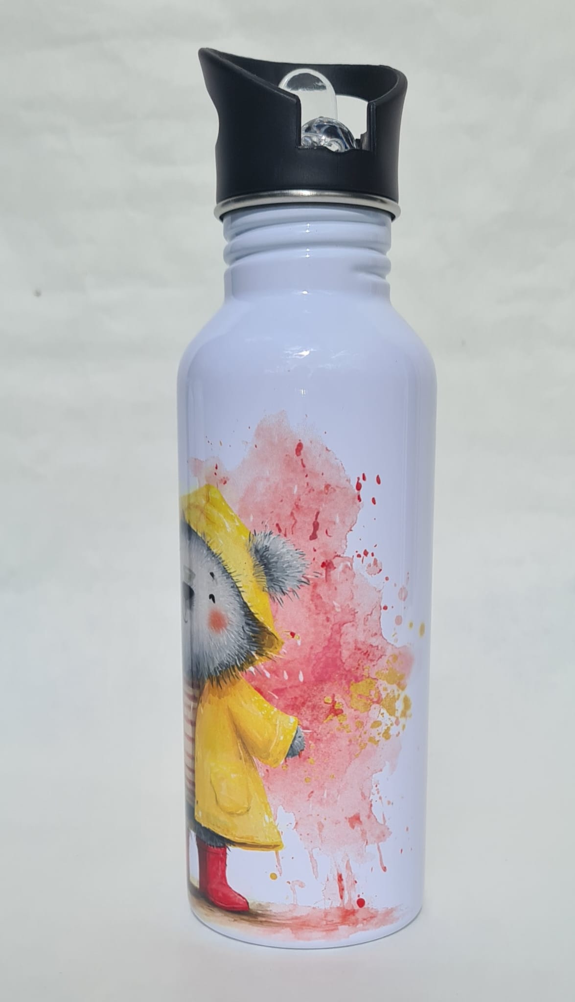 Teddy im Regenmantel – 500 ml Schule,Sport und Ausflüge