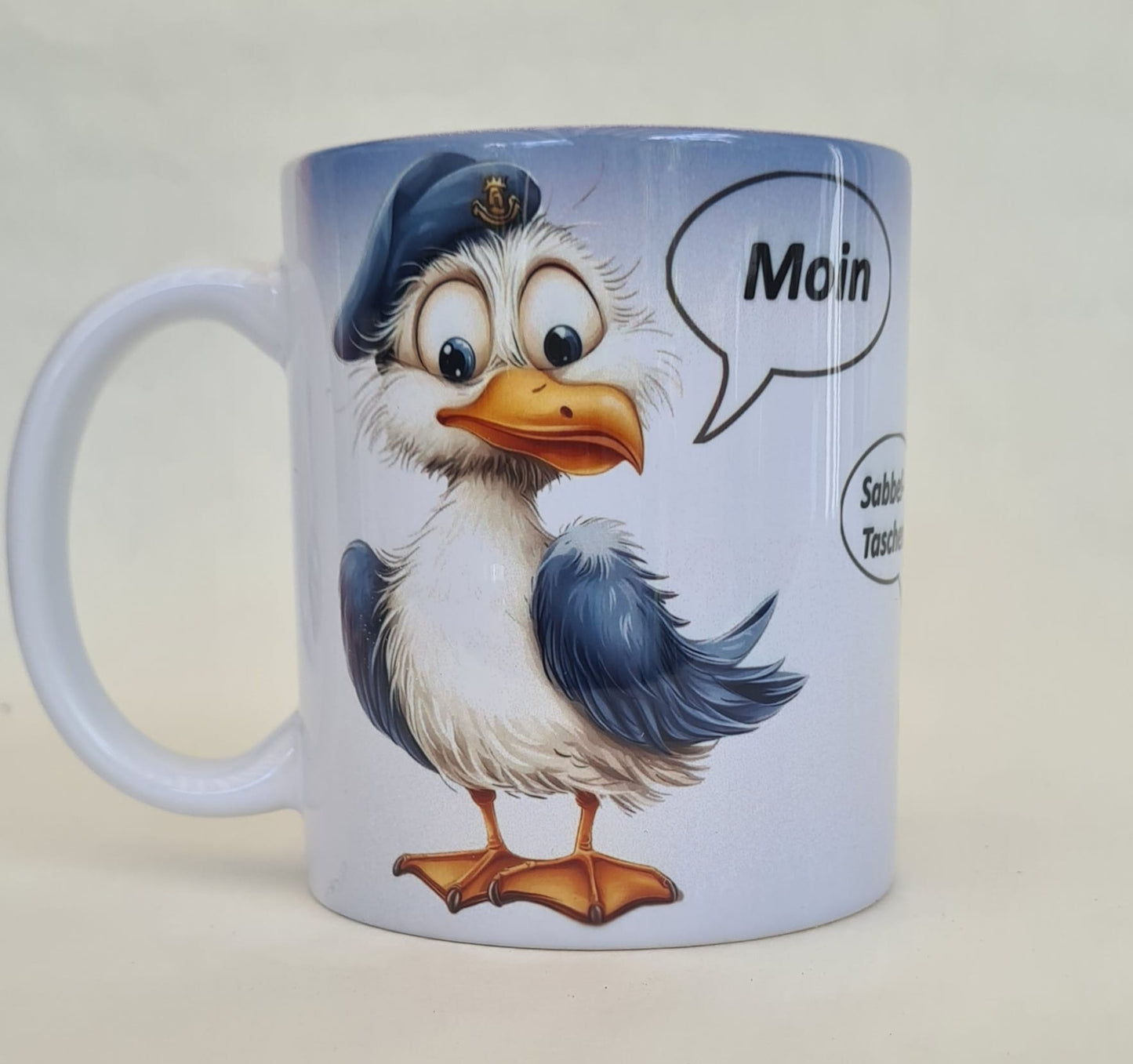 Moin Möwe Tasse Lustig