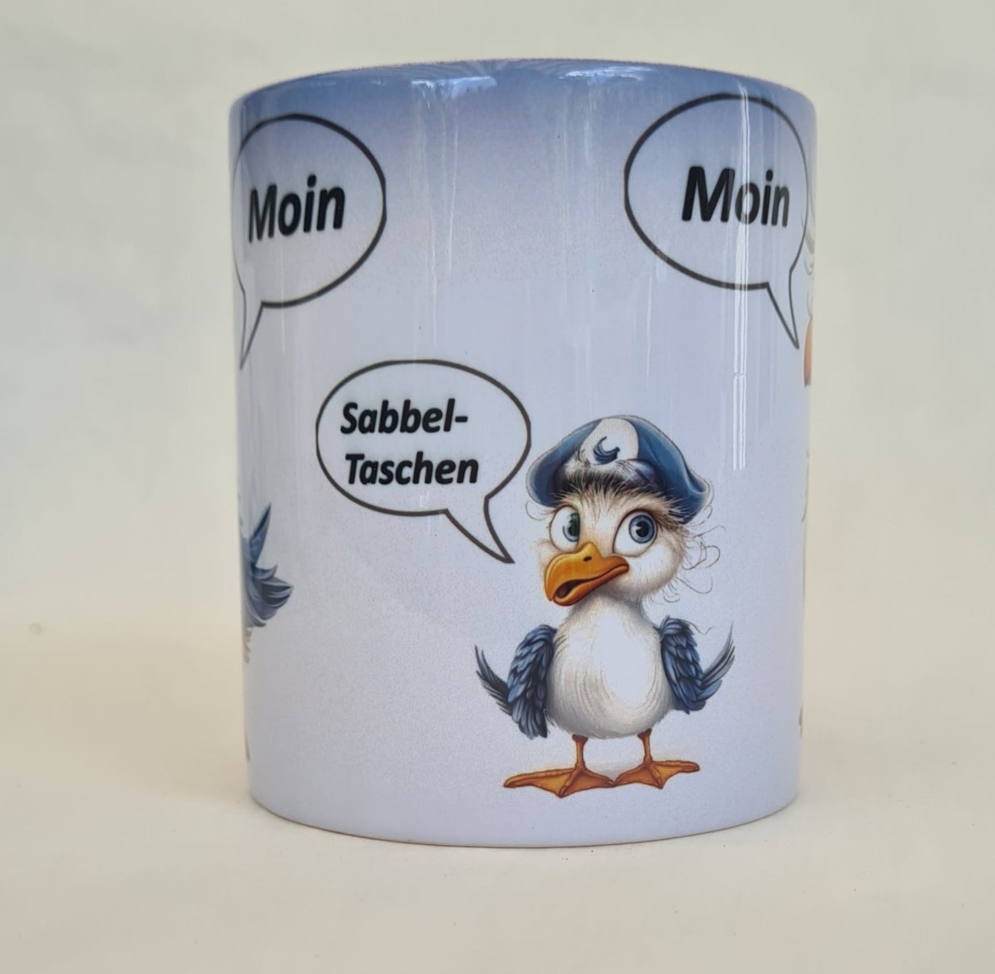 Moin Möwe Tasse Lustig