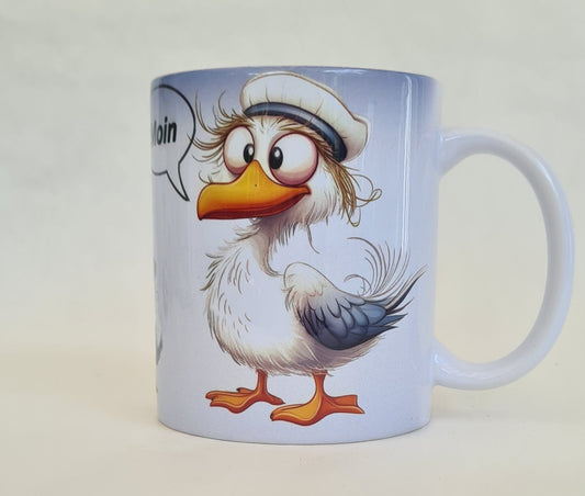 Moin Möwe Tasse Lustig