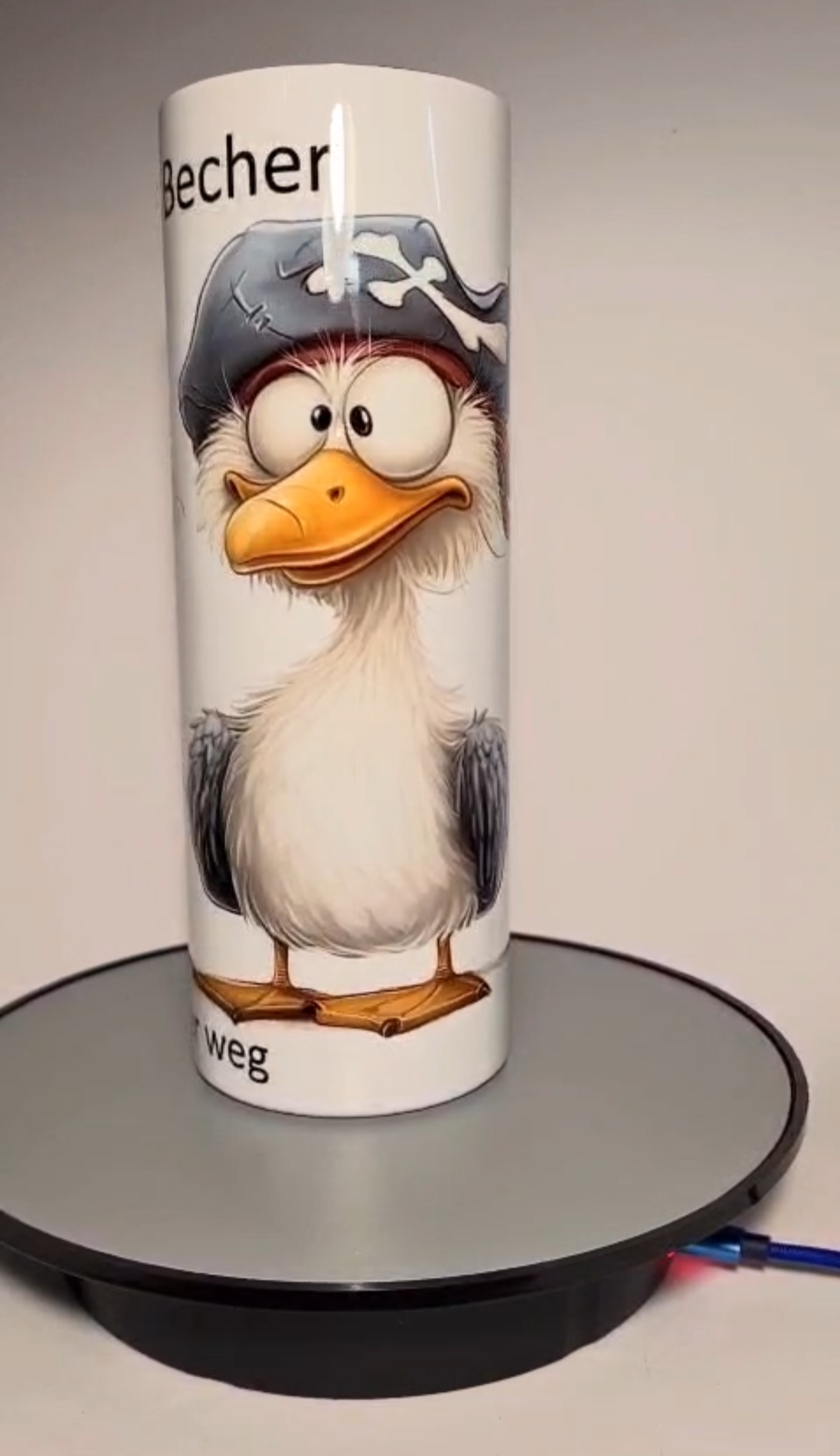 Thermobecher Piratenmöwen  – 600 ml Abenteuer to go