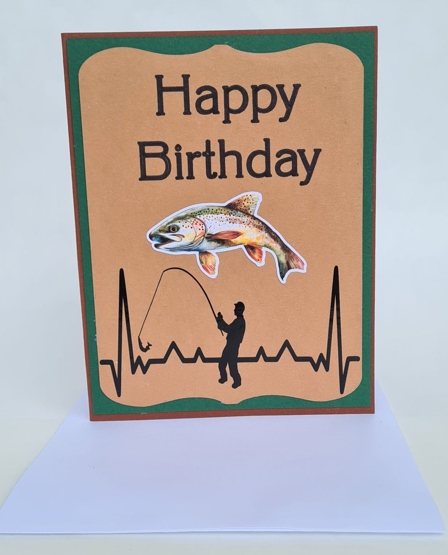 Geburtstagskarte für Angler