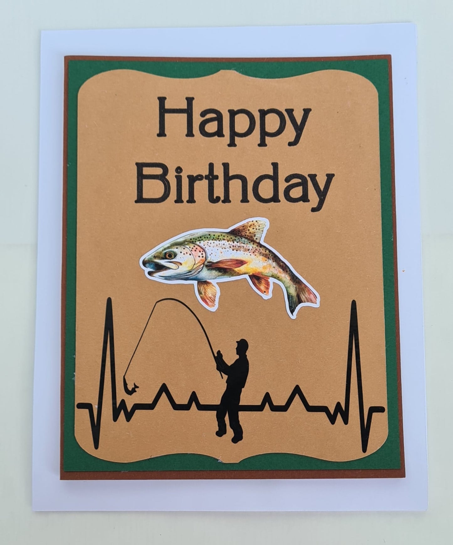 Geburtstagskarte für Angler