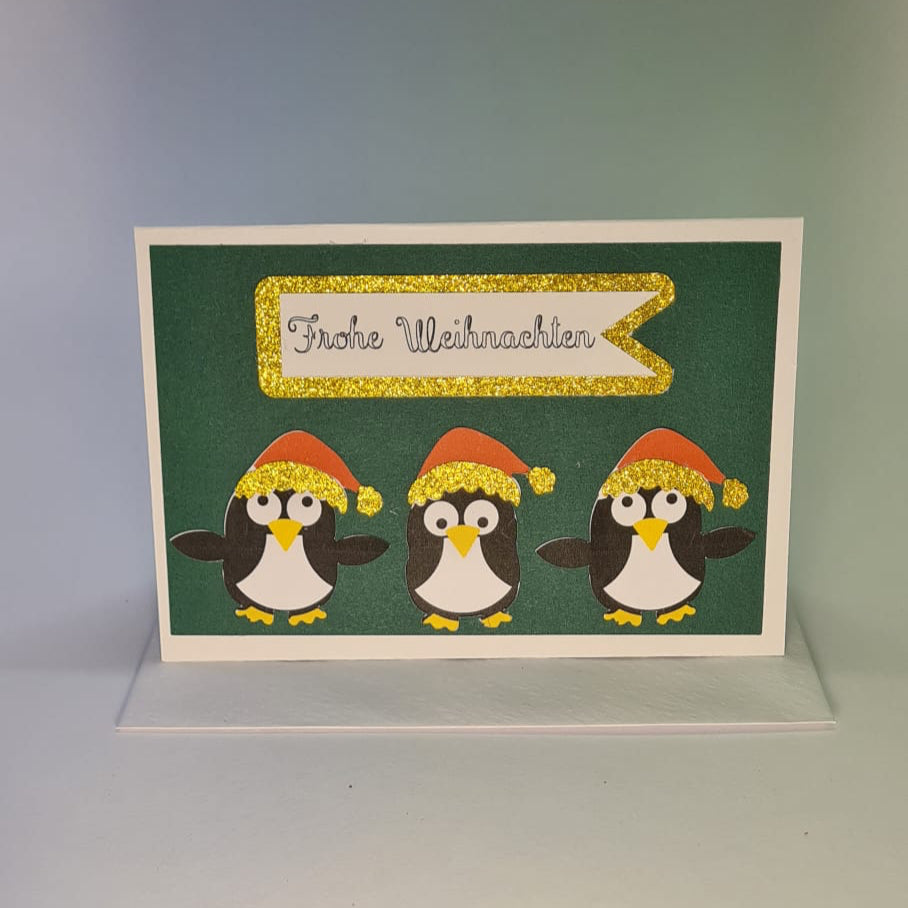 Pinguinbande – Weihnachtlich, frech & handgemacht