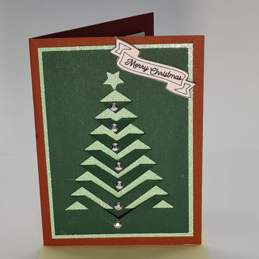 Zaubertanne – Kreative Pop-up-Karte mit Glitzer