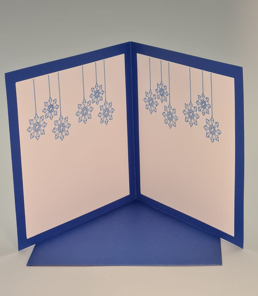 Winterglanz – Glitzerkarte mit Reh & Weihnachtsgrüßen