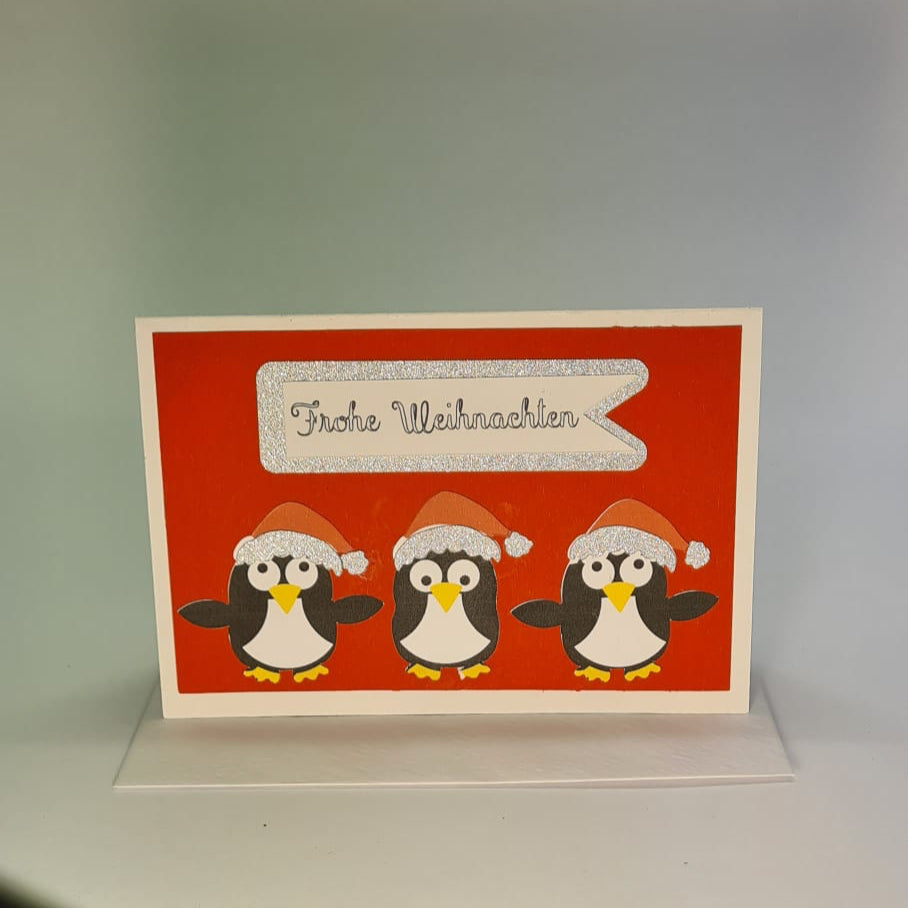 Pinguinbande – Weihnachtlich, frech & handgemacht