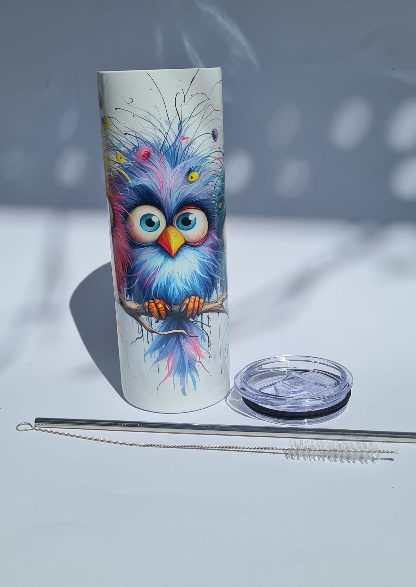 Drei bunte Vögel Thermobecher – 600 ml Genuss to go 🐦🌈