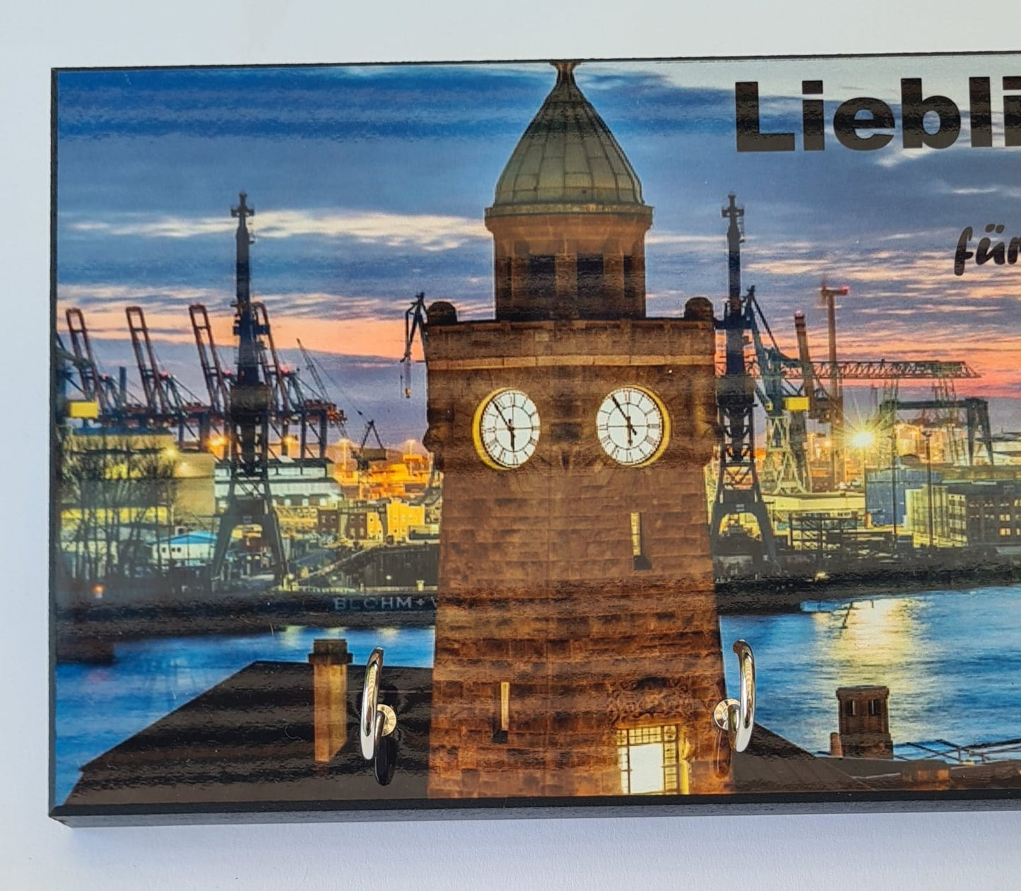 Schlüsselboard „Lieblingsplatz“ – Hochglanz sublimiert