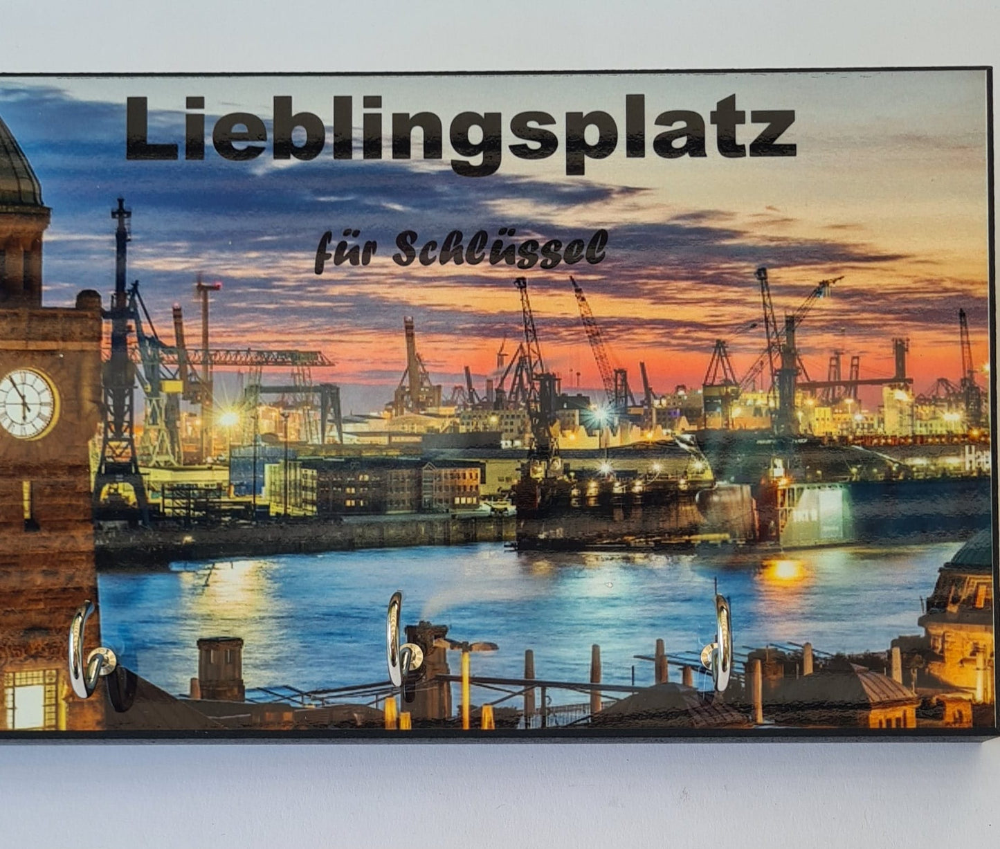 Schlüsselboard „Lieblingsplatz“ – Hochglanz sublimiert