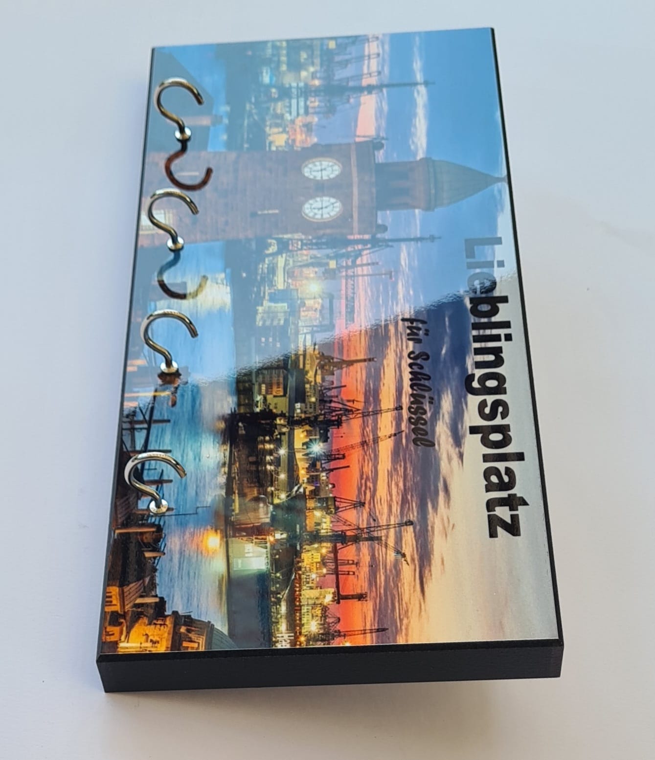 Schlüsselboard „Lieblingsplatz“ – Hochglanz sublimiert