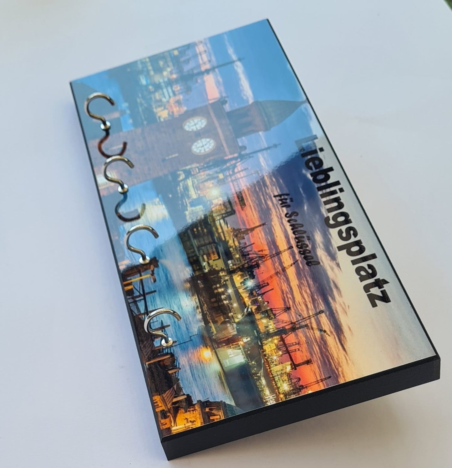 Schlüsselboard „Lieblingsplatz“ – Hochglanz sublimiert