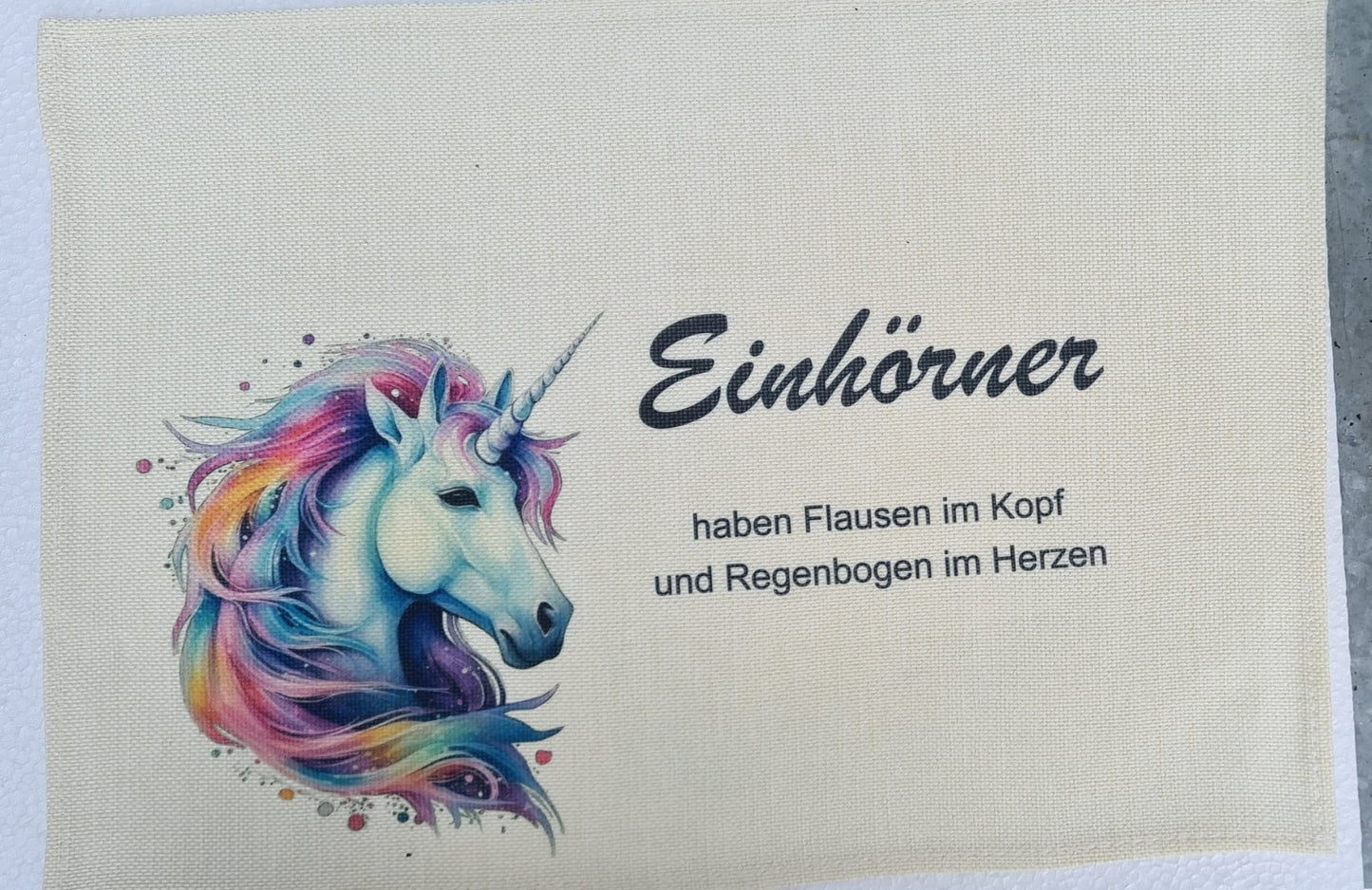 Platzset-Set „Einhorn“ – 6 Stück
