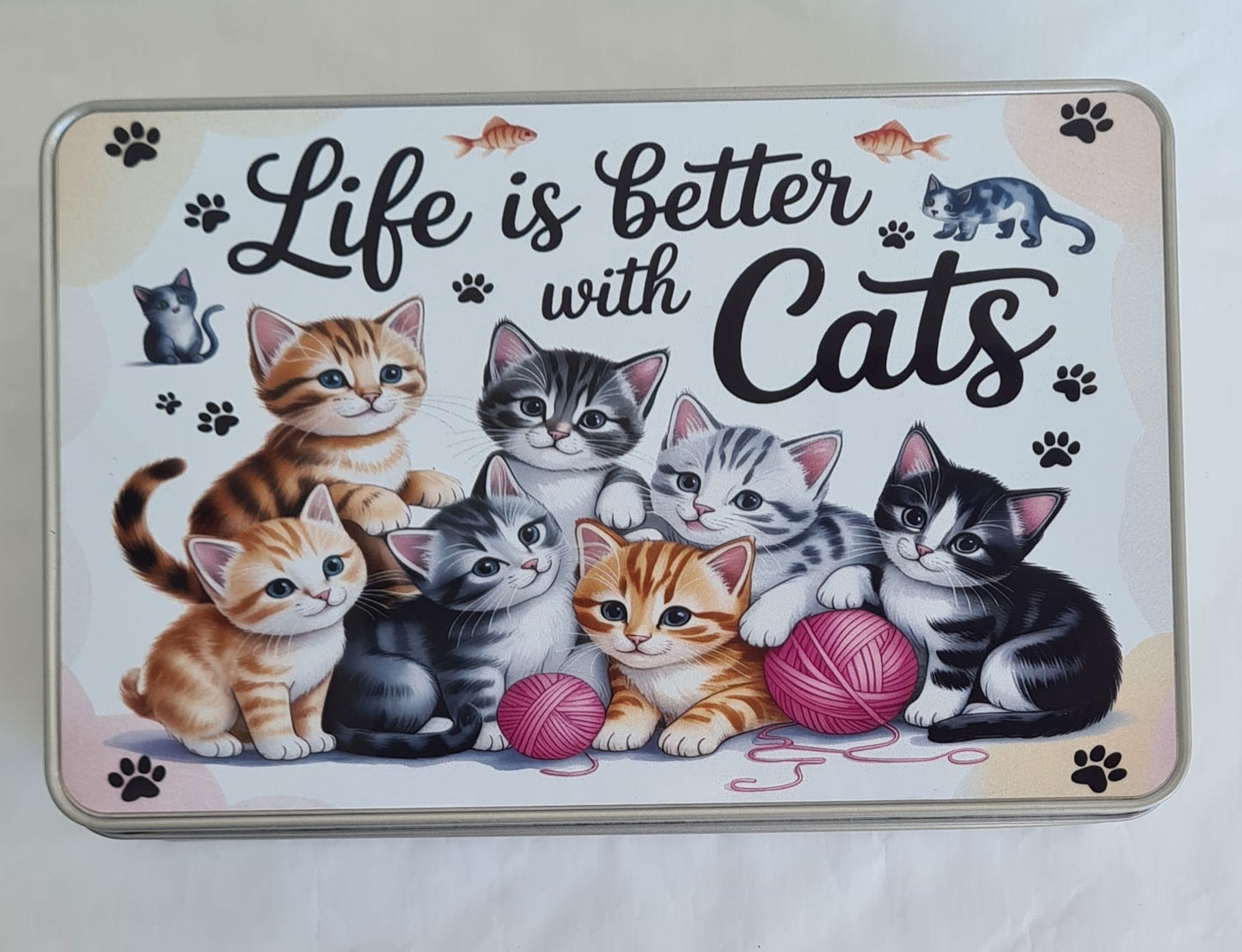 Keksdose „Life is better with Cats“