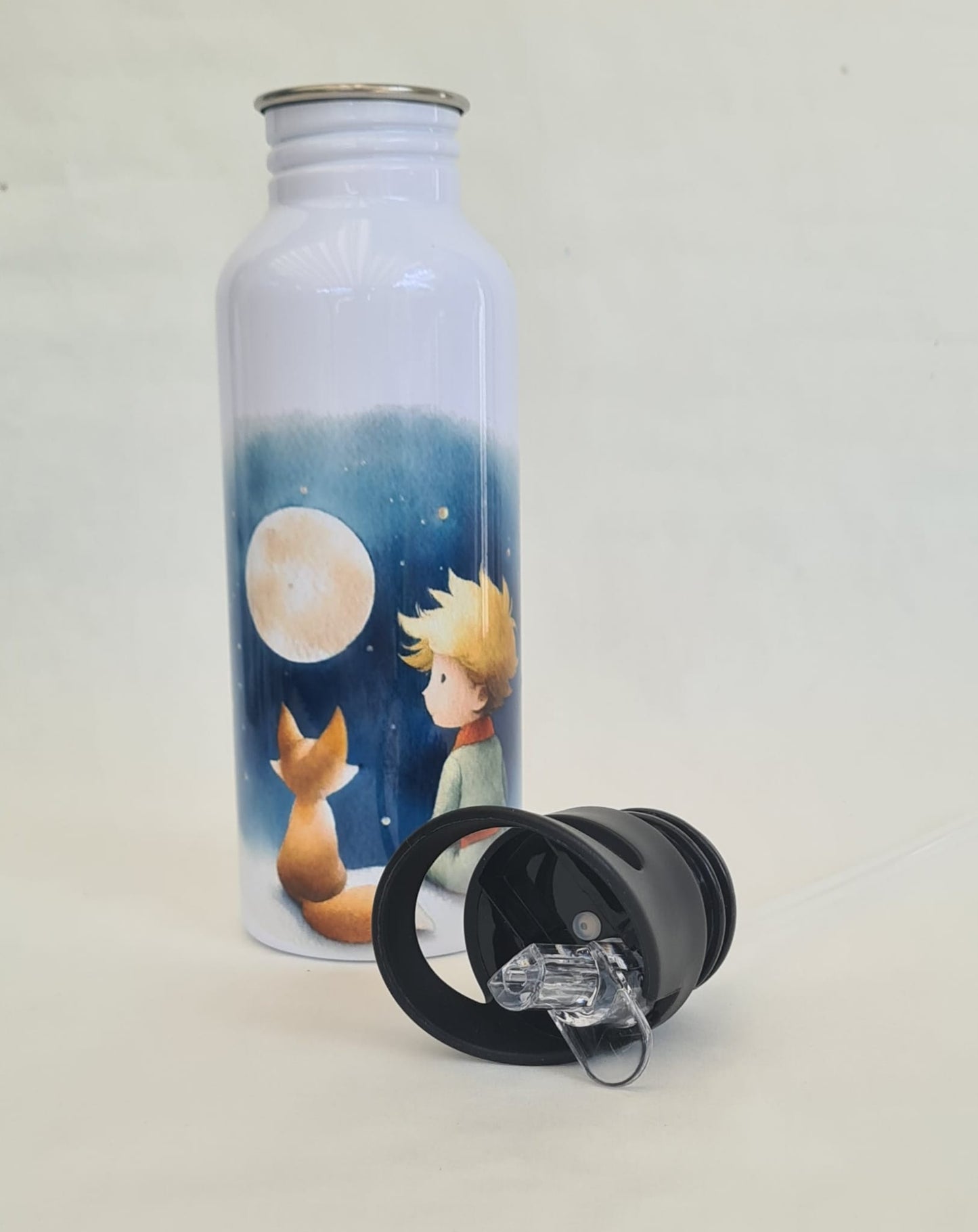 Der kleine Prinz mit Fuchs (Mond) - 500 ml Schule,Sport und Ausflüge