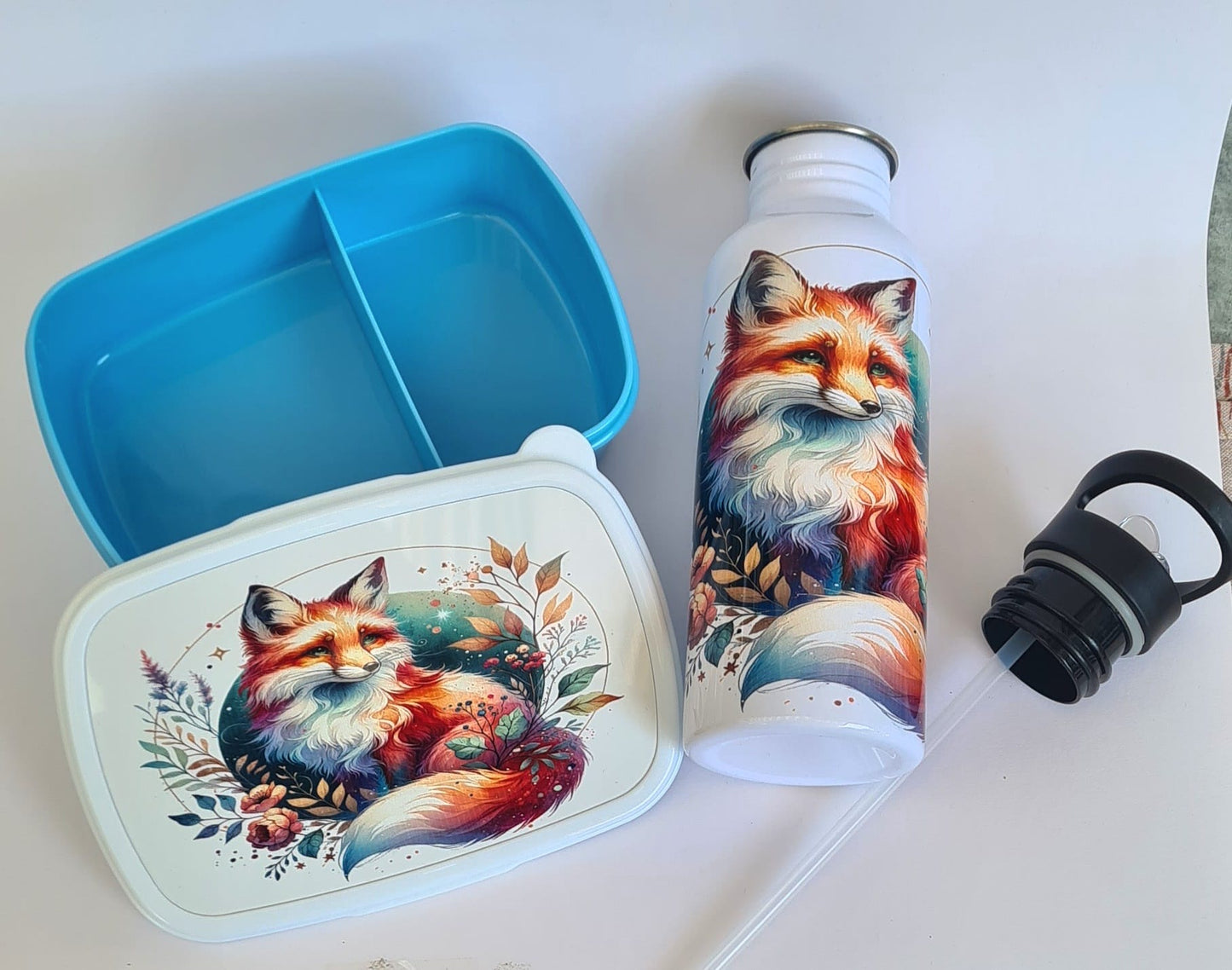 Brotdose mit Trinkflasche