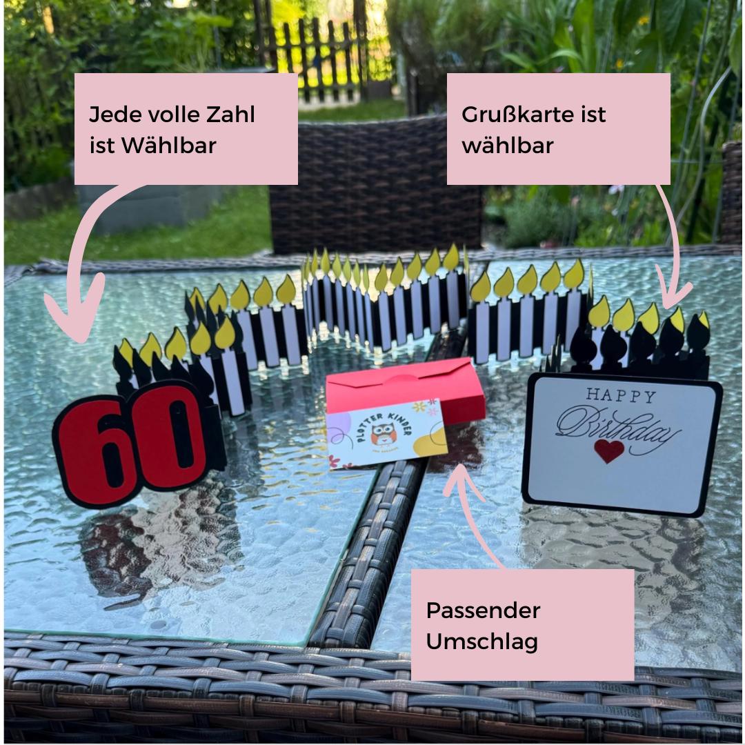 Geburtstags- und Jubiläumskarten:Für 50, 60, 70, 80 & 90 Jahre voller Erinnerungen
